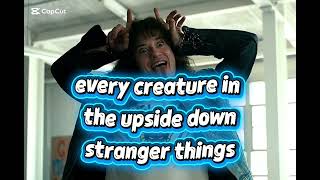 Every Upside Down Creature In Stranger Things