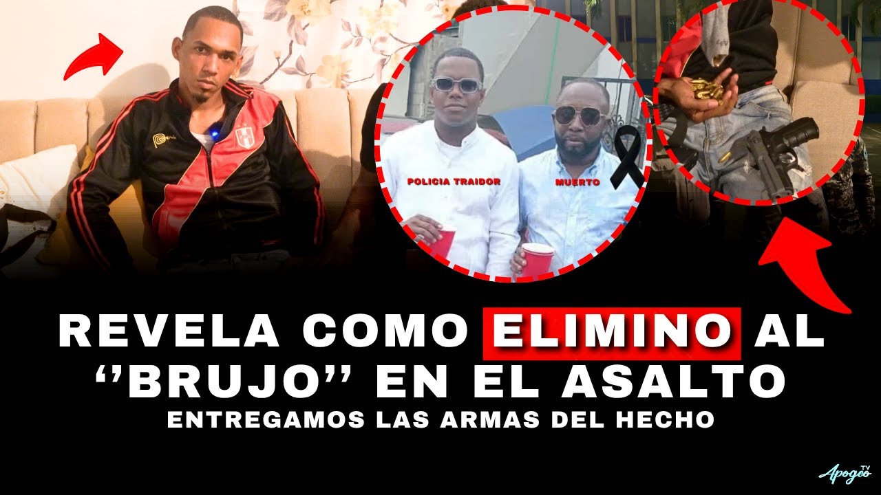 ¡BOMBA! ASALTANTE QUE ELIMINO AL BRUJO POR MANDATO DE UN POLICIA ROMPE EL SILENCIO