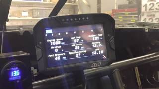AEM dash shift light test