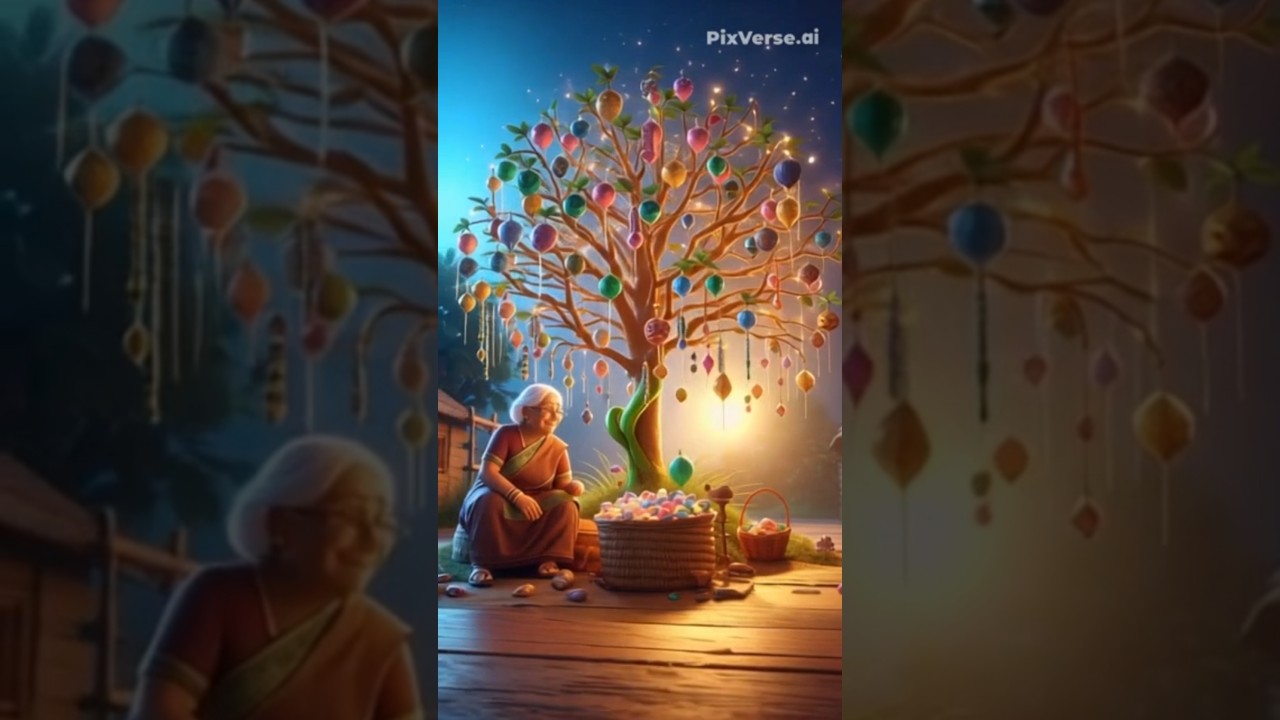 Dadi Ka Chocolate Ka ped #shorts #shortvideo #ai #animation #shorts #grandmother #funnycartoons