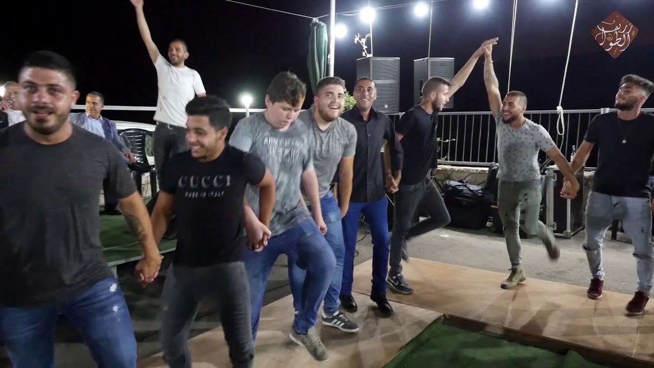 دبكة من حفلة  ابو نسيب عطا الله يركا الشاعر فلسطين الأول د. موسى حافظ 2018