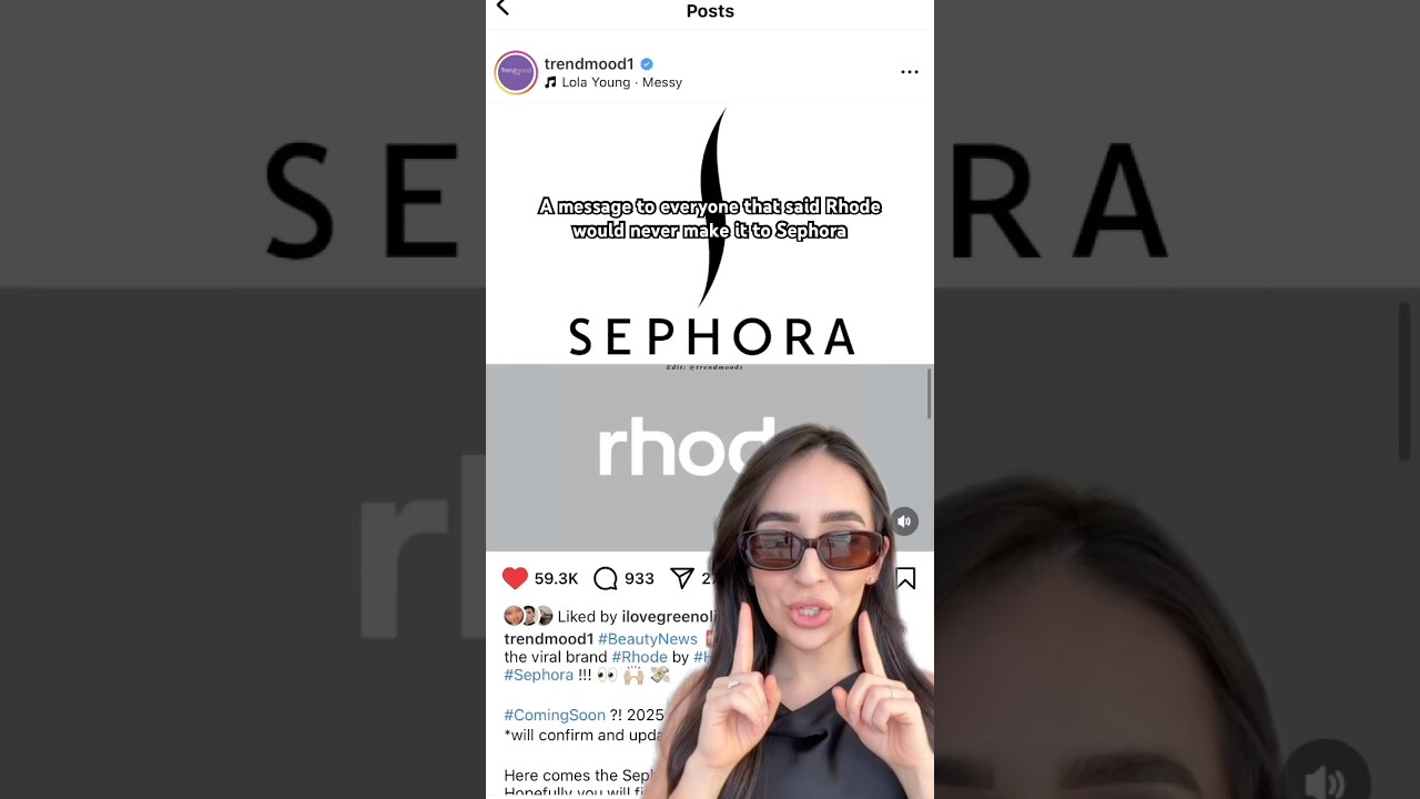 omg Rhode will officially be sold at Sephora!!