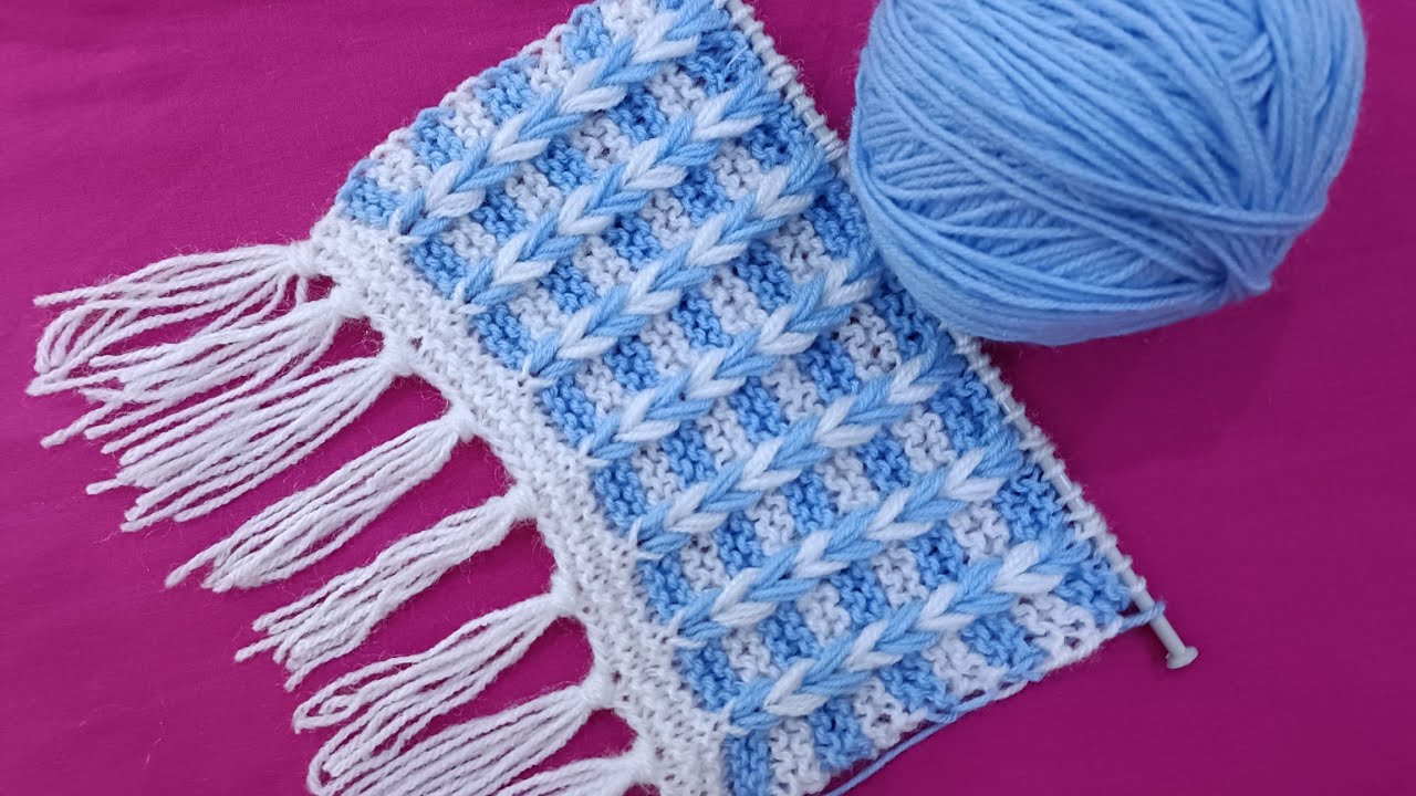 Muffler design muffler knitting design sweater design YouTube