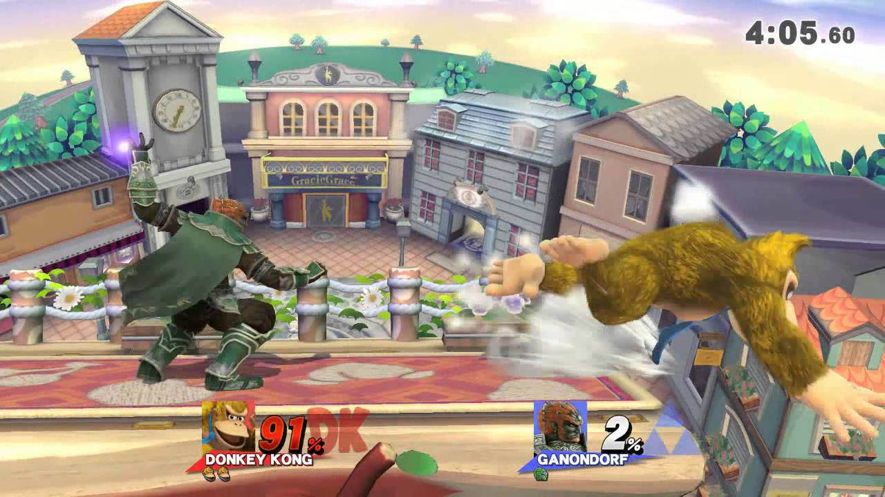 smash 4 glory: dk cargo throw