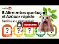 bajar la Glucosa con estos Alimentos!