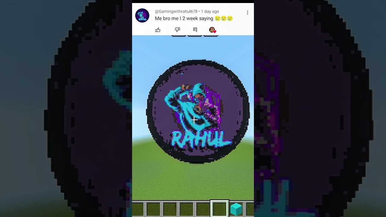 Minecraft Pixel Art Is Made from My Fans!minecraft pixel art, subscriber special, minecraft