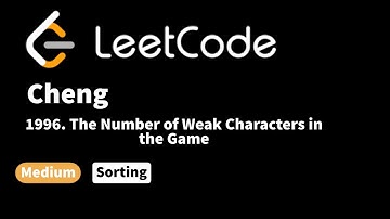 LeetCode 1996. The Number of Weak Characters in the Game