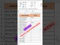 Create Drop Down Menu In Seconds In Excel #excel #excelhacks #exceltips