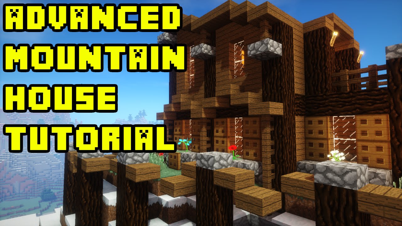Mountain House/Casa na Montanha - Minecraft Tutorial #Minecraft