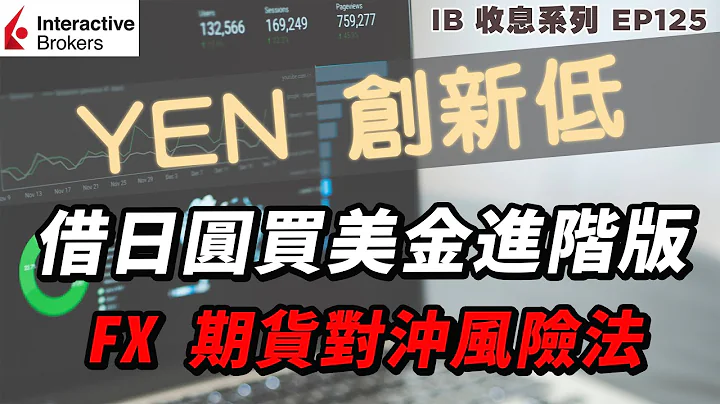 IB收息投资💹 Yen创新低 借日圆买美金套息进阶版 FX期货对冲风险法 | 投资 2023 | 投资组合 | EP125 - 天天要闻