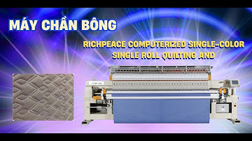 Richpeace Computerized Single color Single Roll Quilting and Embroidery Machine