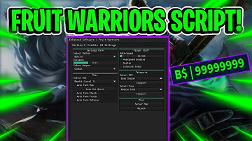 Roblox Fruit Warriors (Script) GUI /  INFINITE BELI + AUTO FARM + GOD MODE! *PASTEBIN 2023*