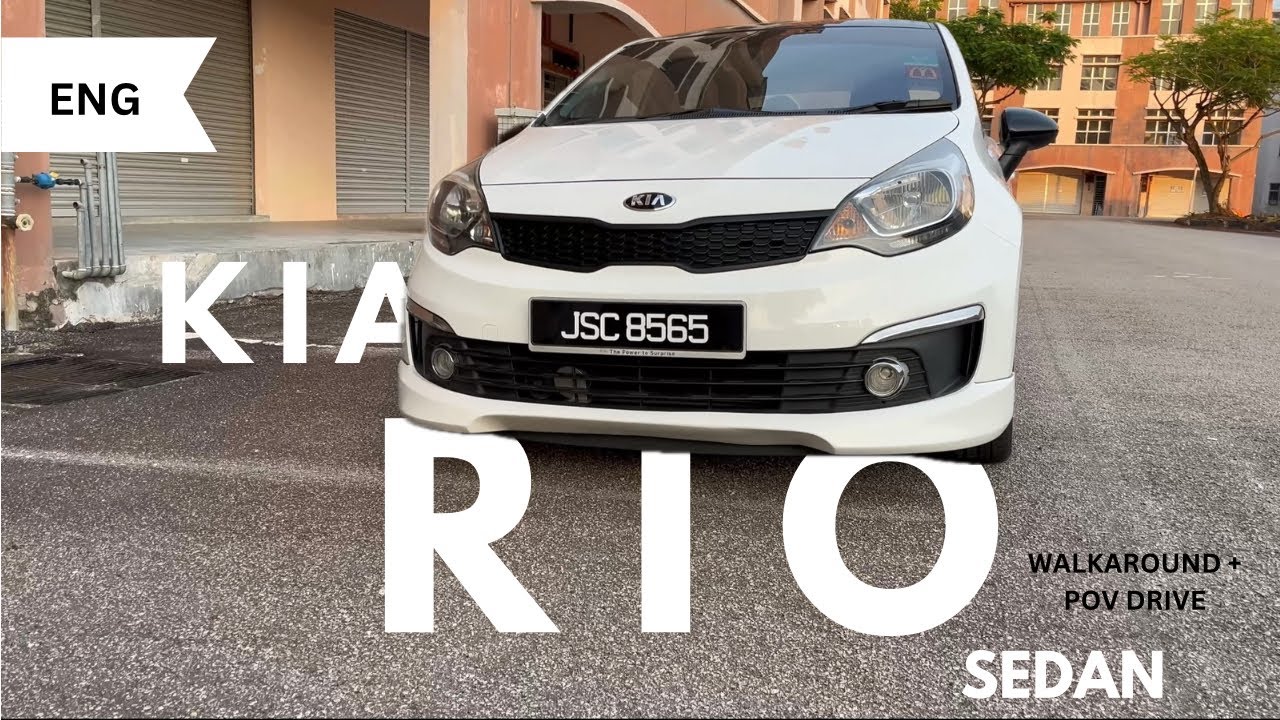 2016 KIA RIO Sedan | Daytime Walkaround & POV Test Drive - YouTube