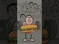 Workout and Crunchy Sandwich 🥪 |#aianimation @tomatos_ai