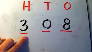 Reading 3 digit numbers