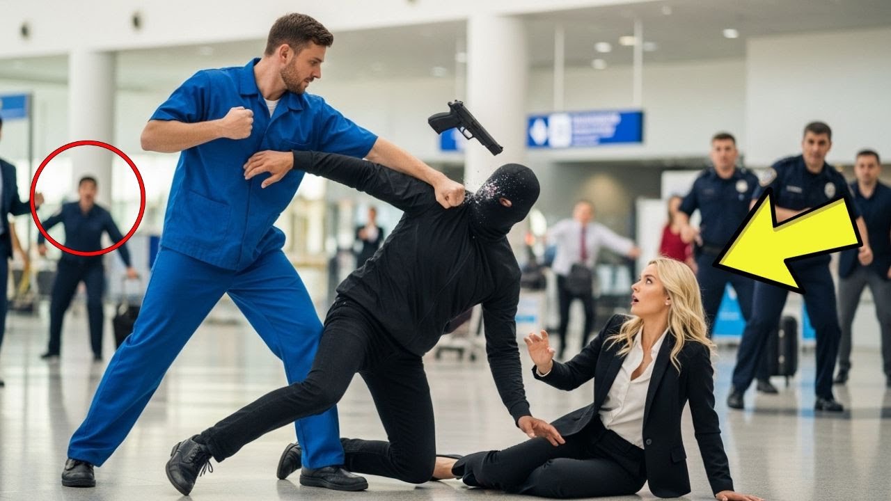Samotny tata woźny ratuje zakładniczkę gołymi rękami na lotnisku, nie wiedząc, że to milionerka-p...