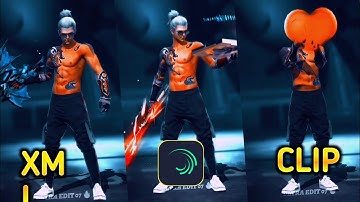 TU AKE DEKHLE ❤️ (CLIP + XML)  | Alightmotion preset XML FF 📉✨ || #freefire #shorts #xml