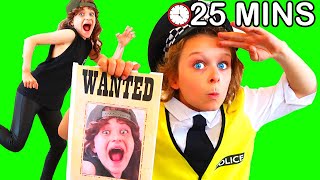 25mins BIGGY POLICEMAN Best Videos Pretend Play w/ The Norris Nuts