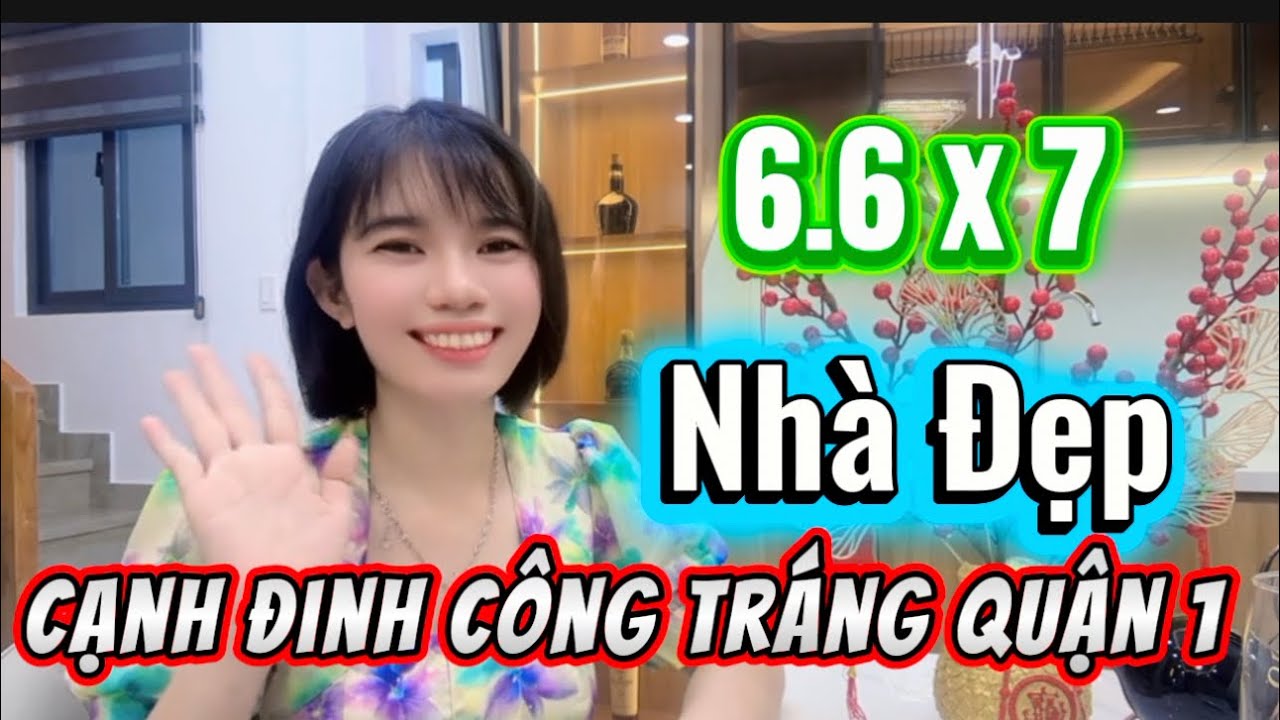 Bán Nhà Mới Đẹp Trung Tâm Quận 1  Đinh Công Tráng Bề Ngang Khủng 6.6M Gần Hẻm Xe Hơi Bds sài gòn 