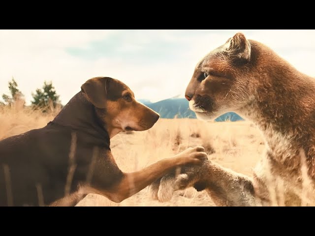 فهد بينقذ كلب فى الغابه قبل ما الذئاب كانت هتقـ . تـله .. وبيساعده يرجع لصاحبه الى عايش ف المدينه
