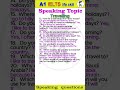 IELTS Life Skill A1 Speaking Topic : Travelling 2 : UKVI Test 2025