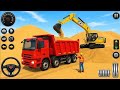 🚧 Large Jcb construction and Track Game Stunt Jcb Highway Traffic Safety Driver - Android Gamplays