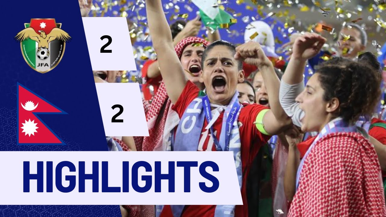 Jordan2vs2Nepal Womens football Extended(5-3) | Final Match Highlights |WAFF Women's Championship