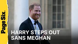 Prince Harry steps out sans Meghan Markle for first official outing since turbulent UK return