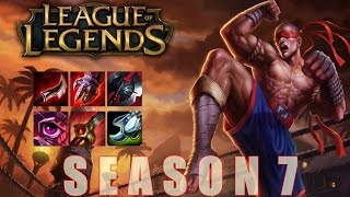 Sezon 7 Lee Sin Red Build Short Gameplay