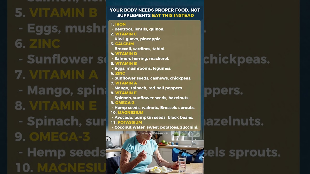 11 Foods That Do More Than Vitamins for Seniors