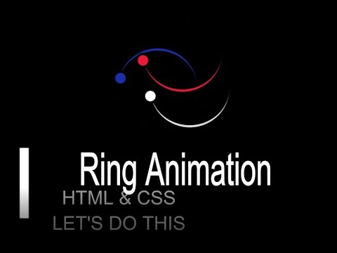 Ring Animation || HTML & CSS || Like a Loading Animation
