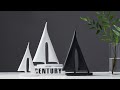 How to make Sailboat Sculpture | DIY modern home decor
