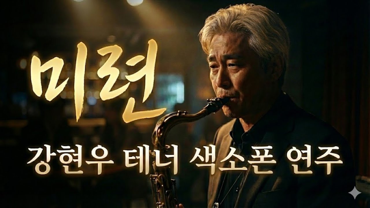 💞 중후한 테너의 울림으로 부르는 '미련' (장현 원곡) | 색소폰 강현우💞