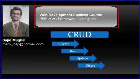 10 CRUD Operations in CoedIgniter (Urdu/Hindi)