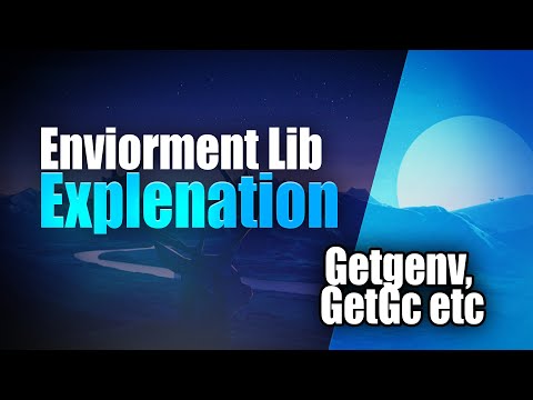 Enviorment Library | Explenation | Getgenv, getgc etc