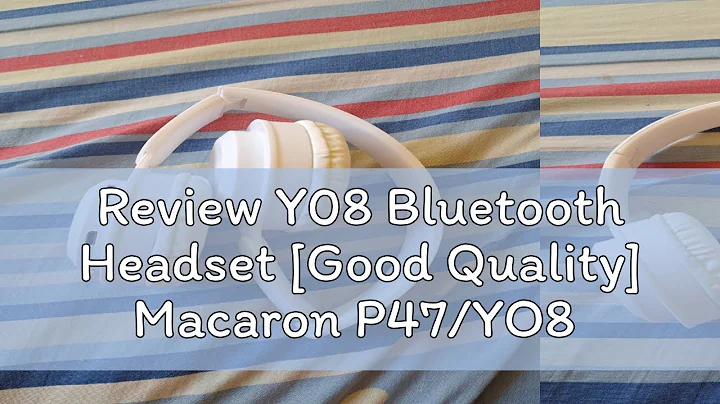 Review Y08 Bluetooth Headset [Good Quality] Macaron P47/YO8 Wireless Headphones On-Ear with Microph