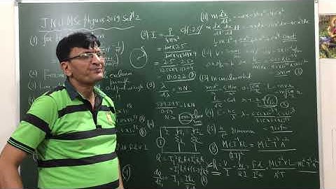 JNU MSc physics 2019 Solutions-2