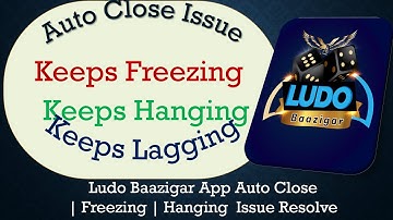 How to Solve Ludo Baazigar App Auto Close | Keeps Freezing | Not Responding Issue Solve on Android