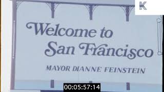 Famous Late 1970s, 1980s Welcome to San Francisco Sign, HD from 16mm Net Worth