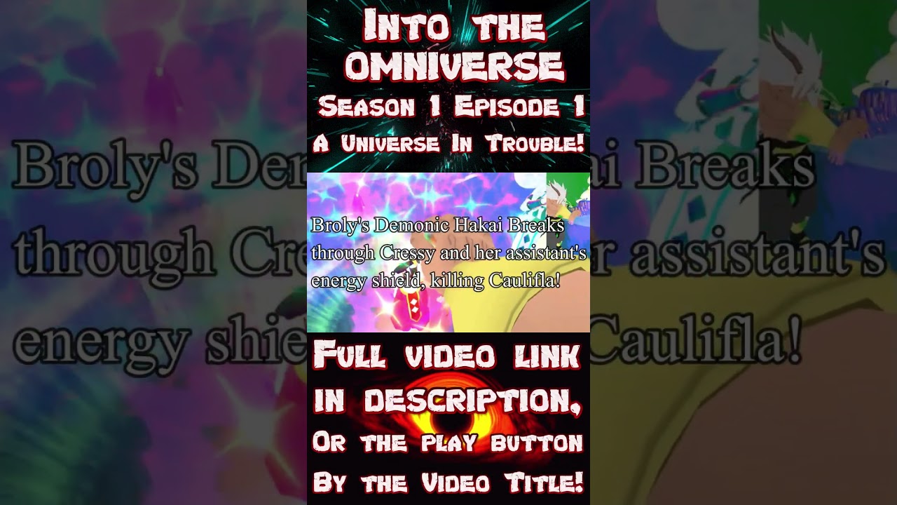 God Of Destruction Broly Uses Hakai on Caulifla! (Omniverse Part 71)