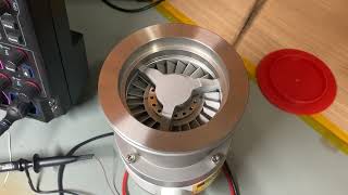 Turbomolecular pump Pfeiffer TPH060 DIY controller test
