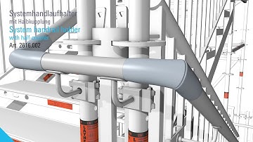 The System Handrail for stairs – only three parts