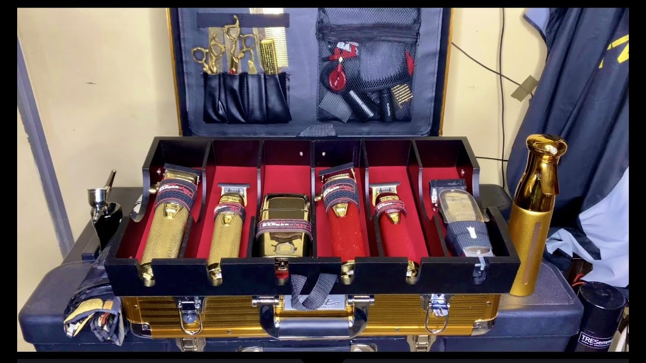 Gold Barber Briefcase by Vincent🔥 Vlogmas Day 16 YouTube