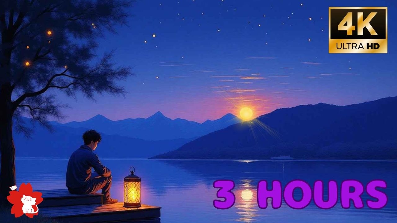 3 Hours of Calm Night Background Music for Sleep & Relaxation