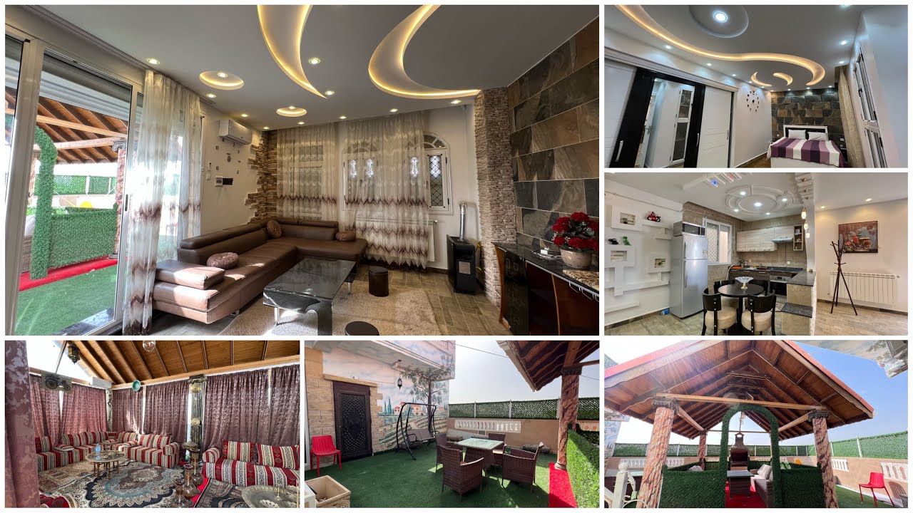 ✅شقة عصرية  بتصميم نادر مفروشة للبيع 🤩مع مراب👌 في حي واد سارق العلمة ولاية سطيف📍❤