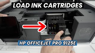 HP OfficeJet Pro 9125e : How to Load the Ink Cartridges