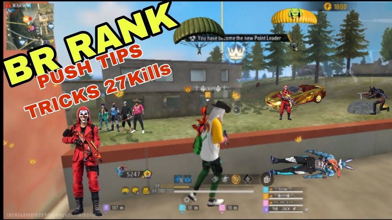 Free Fire Br Rank New Tips Tricks Solo vs Squad Push Tips Tricks How to ...