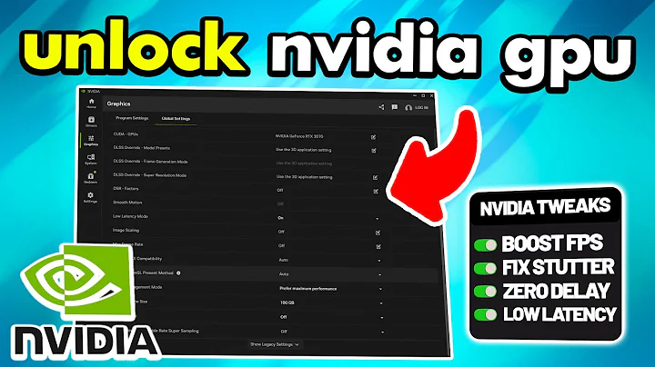 Fix Stutters & BOOST FPS – Best NVIDIA Settings (2025 Guide)