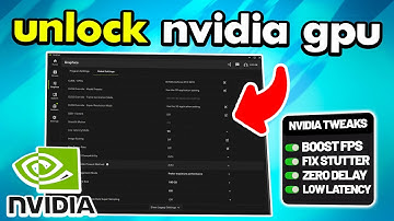 Fix Stutters & BOOST FPS – Best NVIDIA Settings (2025 Guide)