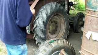 starting a unrestored field marshall tractor ser 3